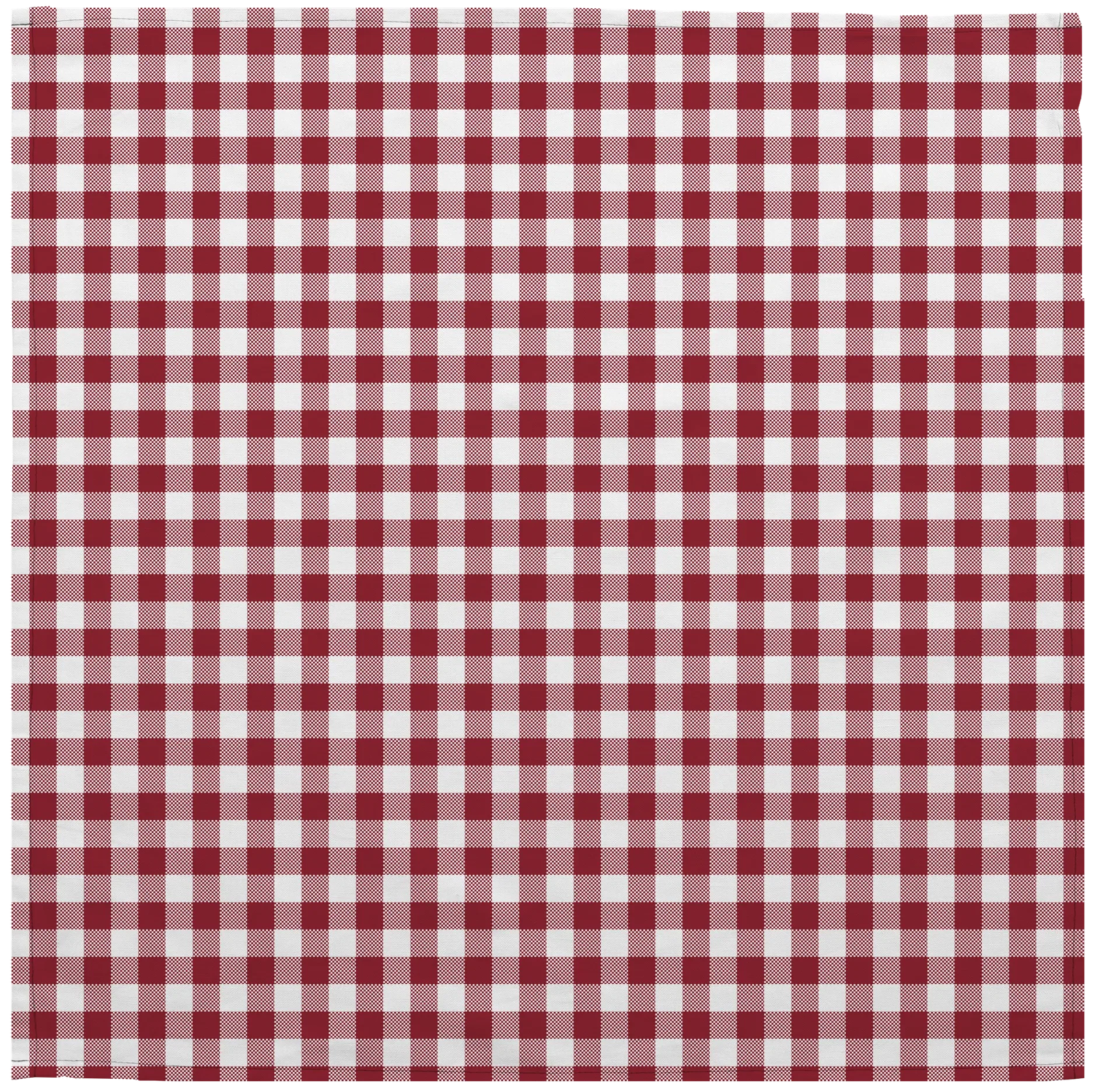 K&C Napkin Red Small Checkered 2PK