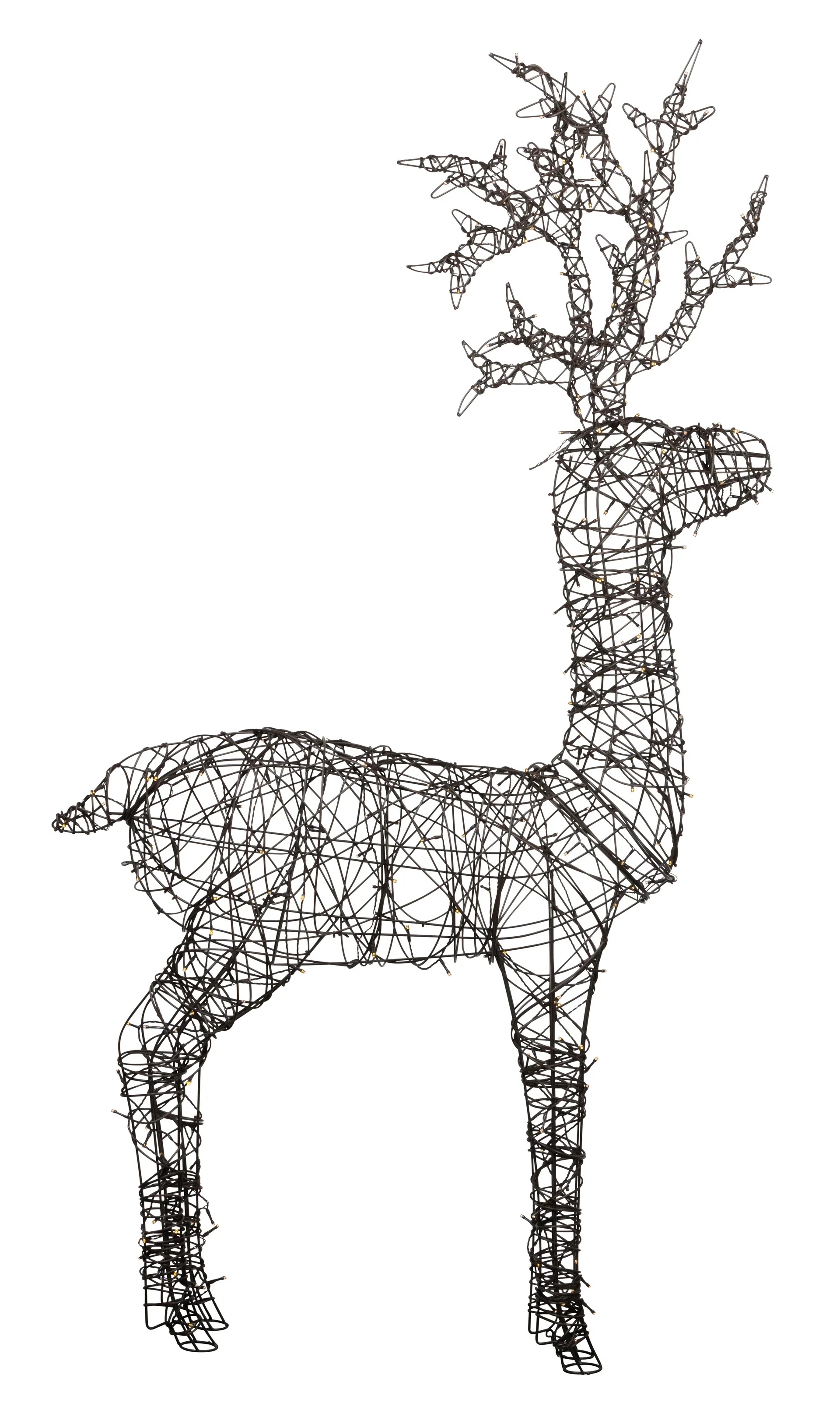 Reindeer Rattan LED