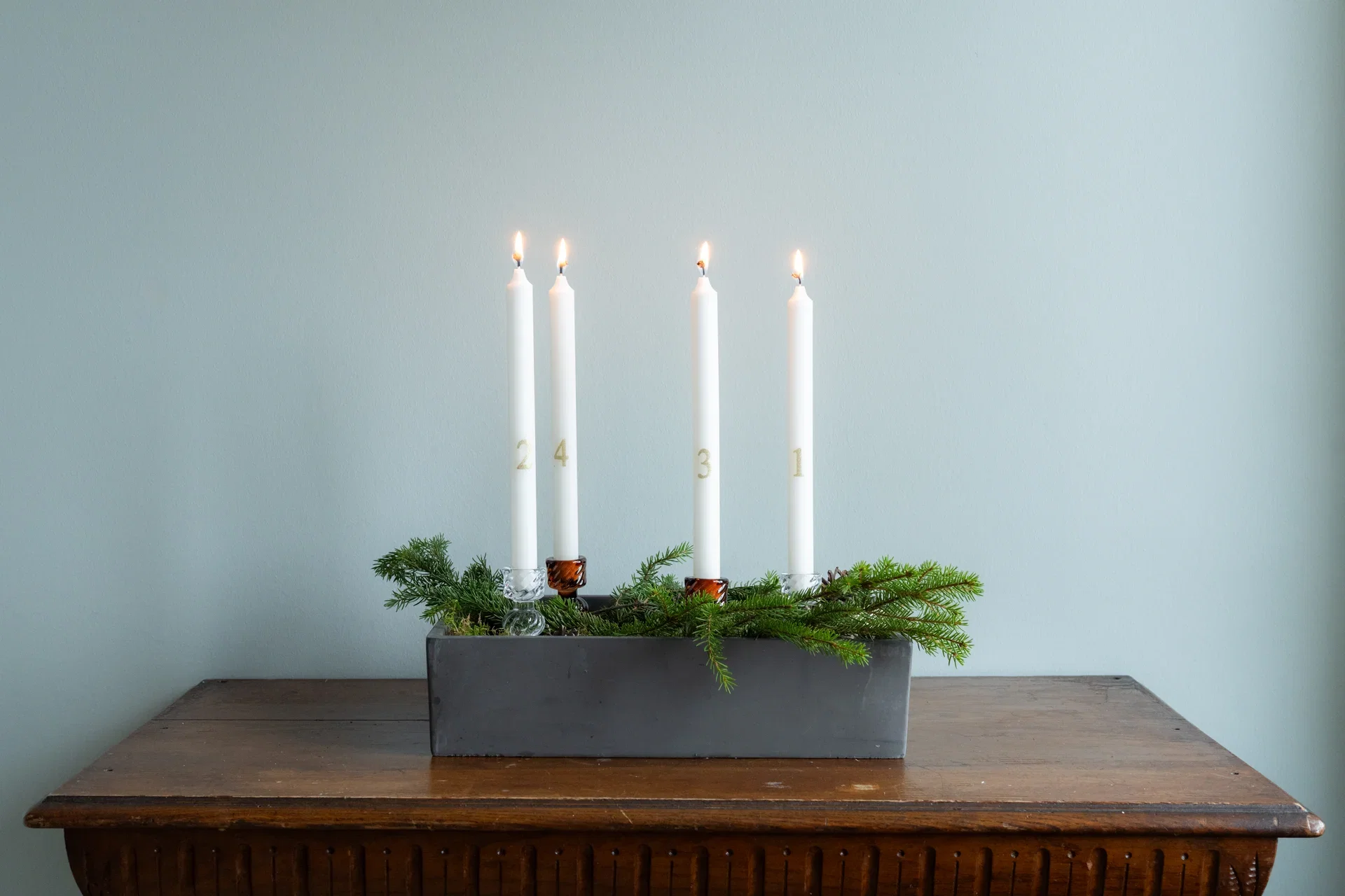 Crown candle  Advent