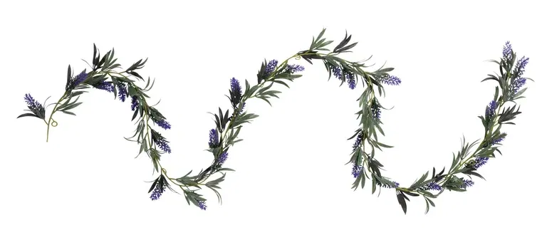 Lavendel girlander kunstig