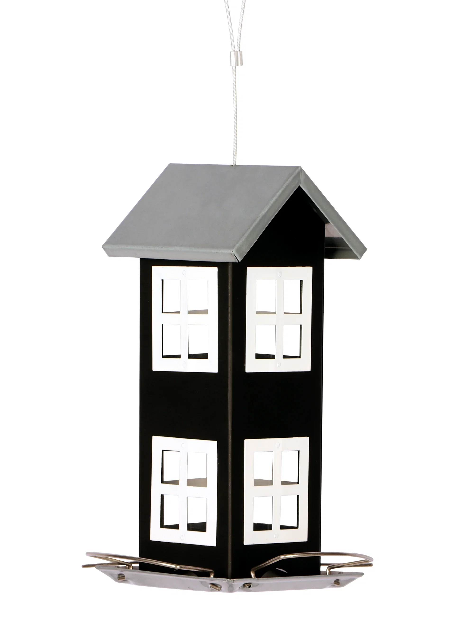 METAL HOUSE SEED FEEDER 20X20X26 CM