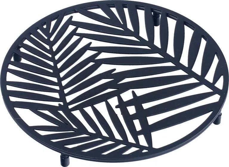 Rebecka metal coaster D20 black