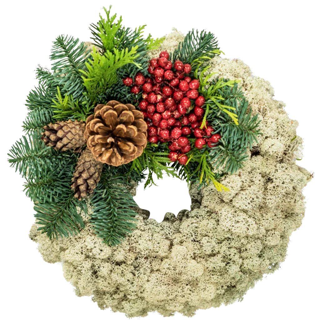 Wreath Reindeer moss 25cm