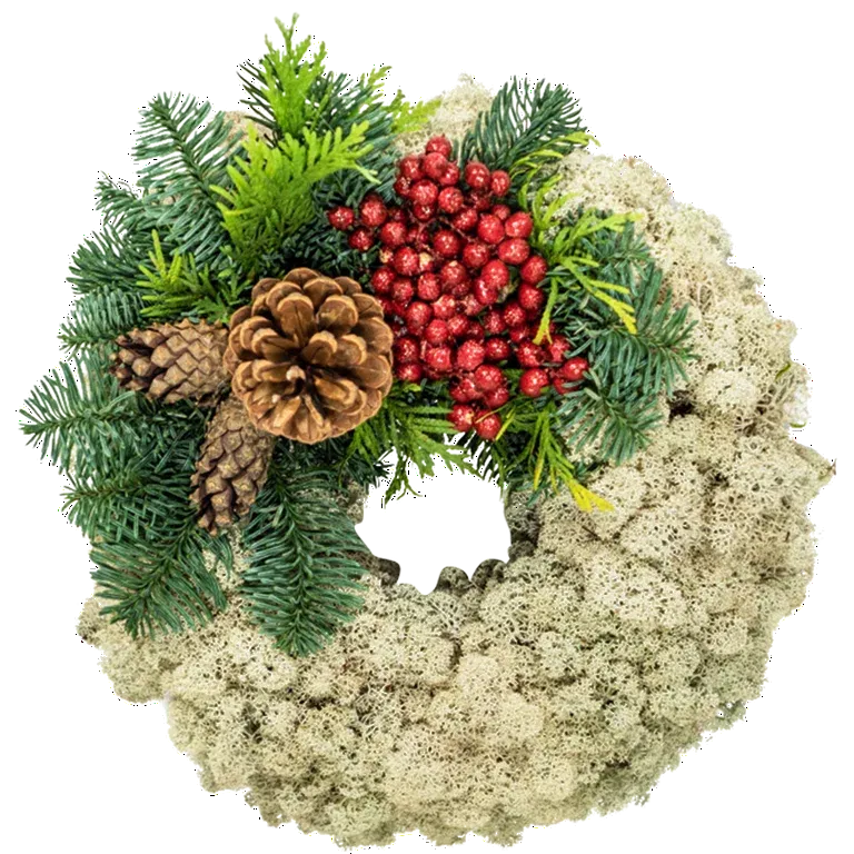 Wreath Reindeer moss 25cm