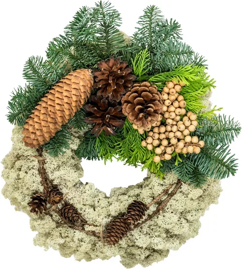 Wreath Reindeer moss 30cm