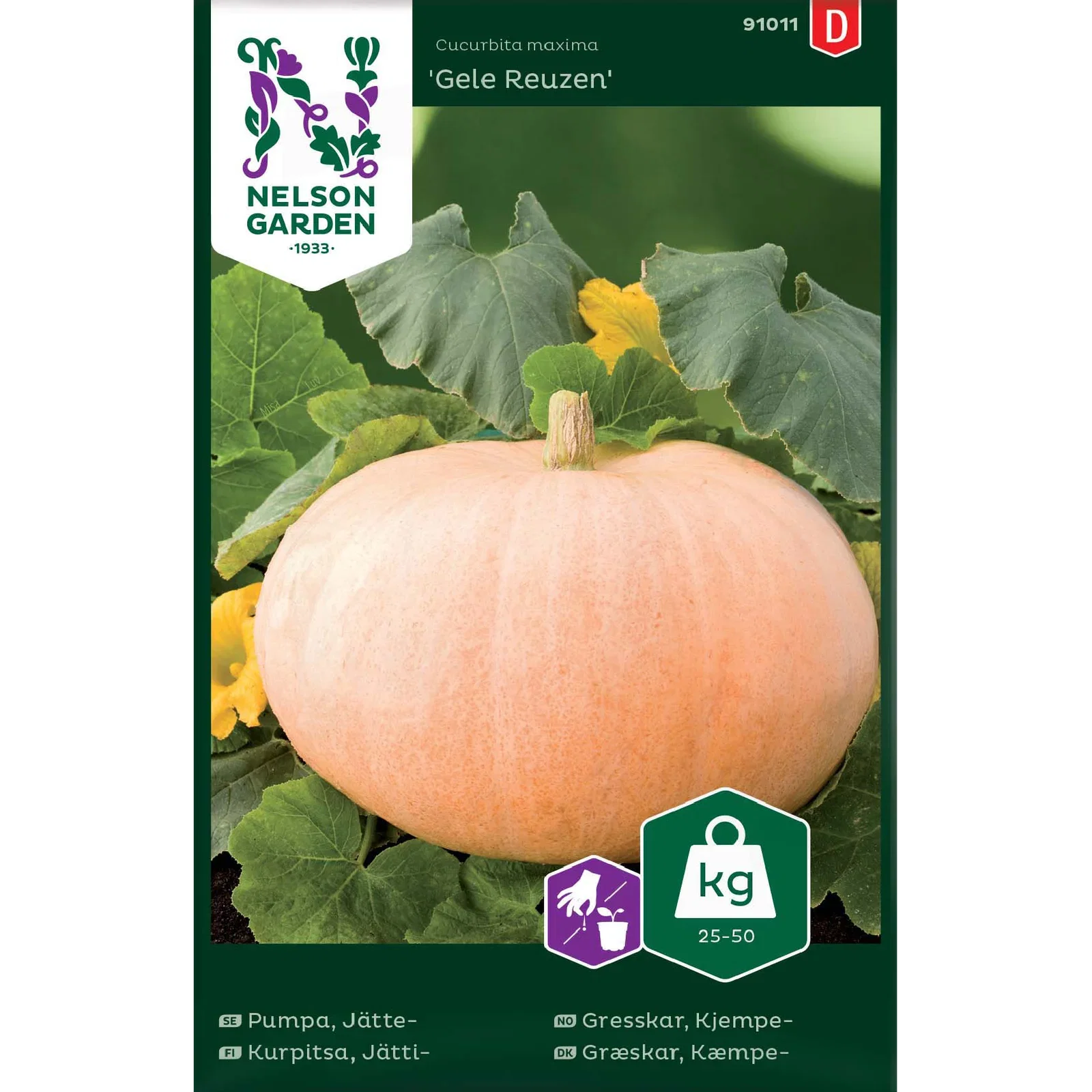 Pumpa, Jätte-, Gele Reuzen