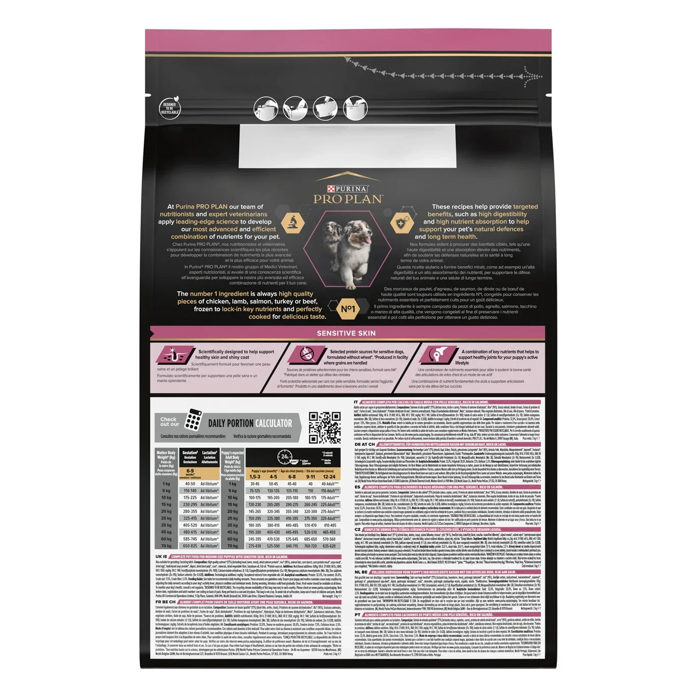 PRO PLAN Medium Puppy  - OPTIDERMA 3kg