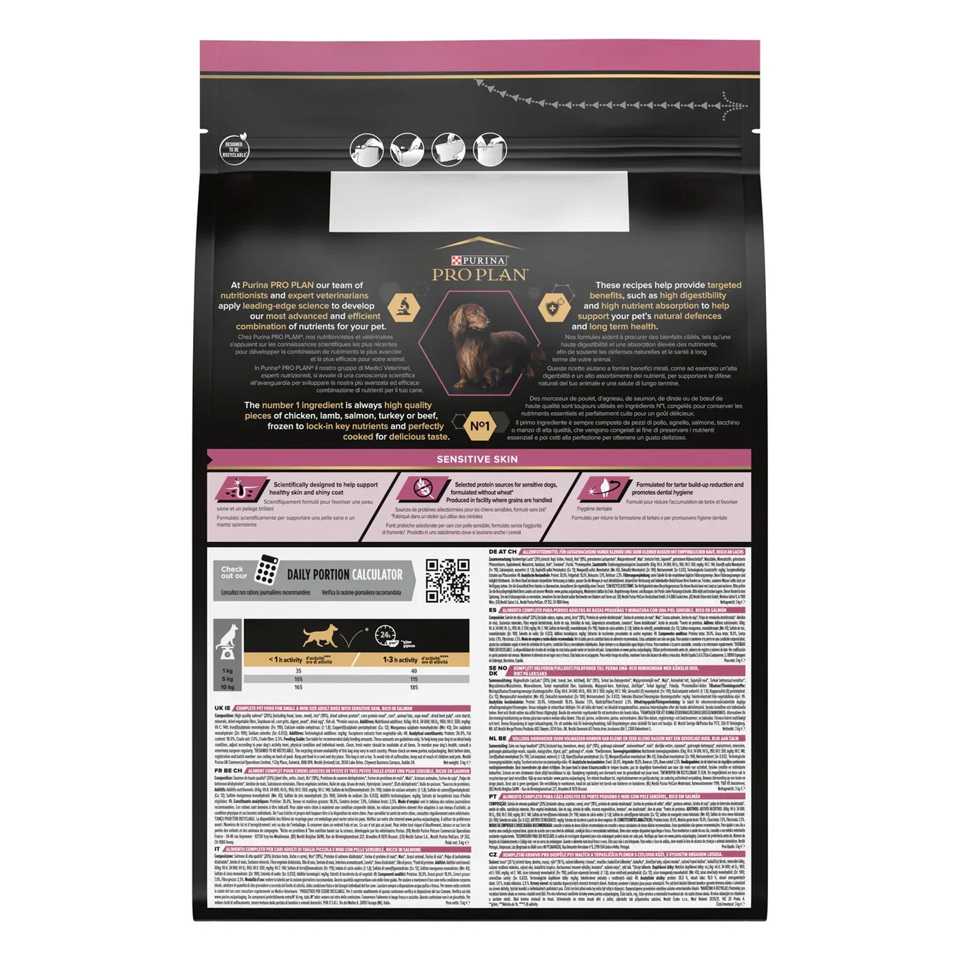 PRO PLAN Small & Mini Adult - OPTIDERMA 3kg