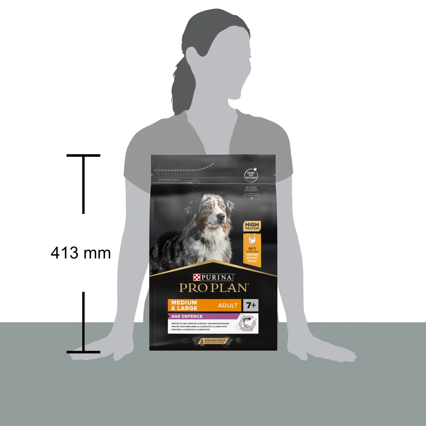 PRO PLAN Medium & Large ADULT 7+ - OPTIAGE 3kg