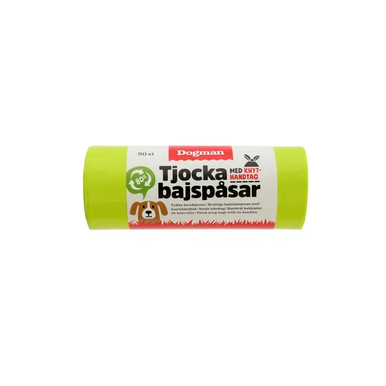 Bajspåse m knythant.50-p Lime