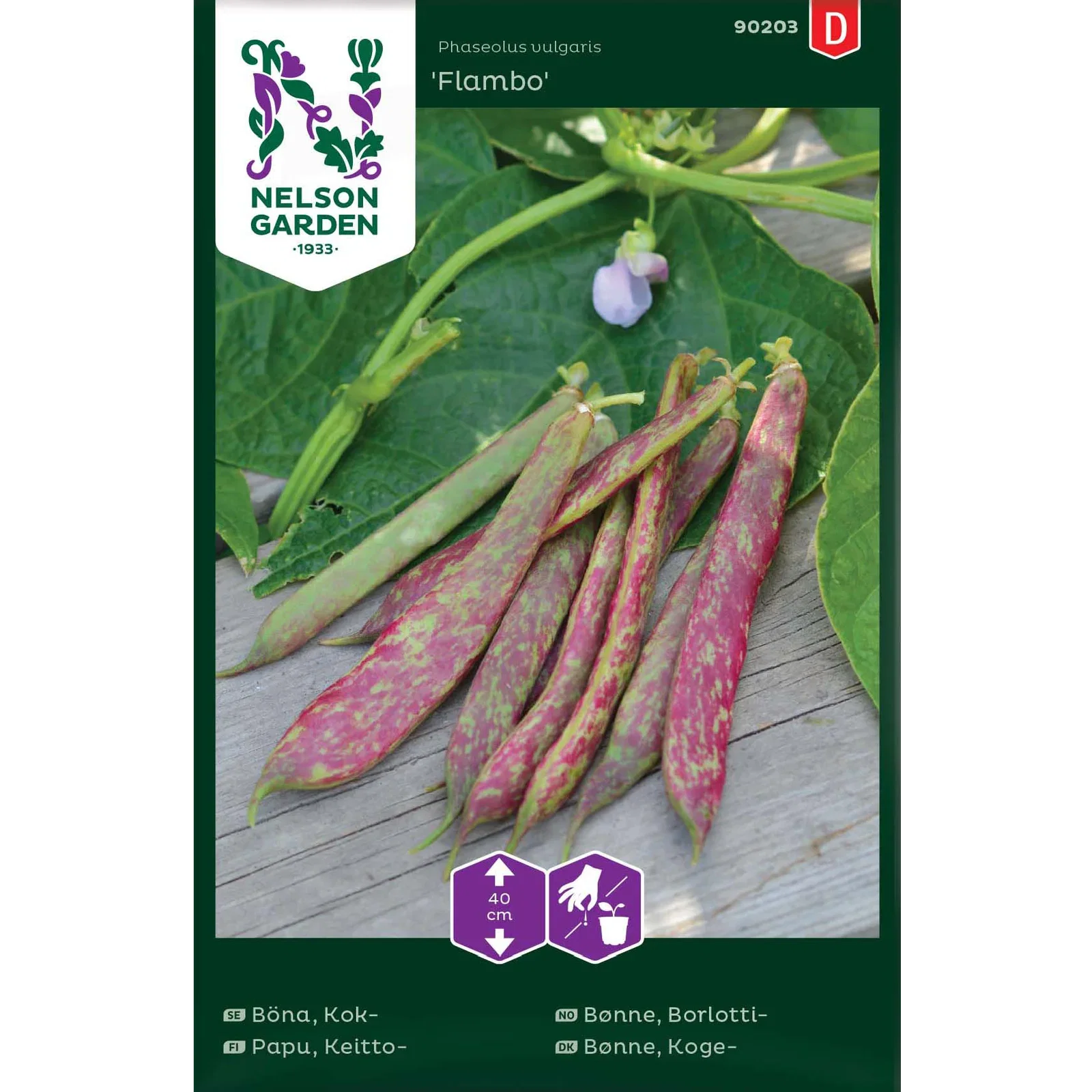 Böna, Kok-, Flambo