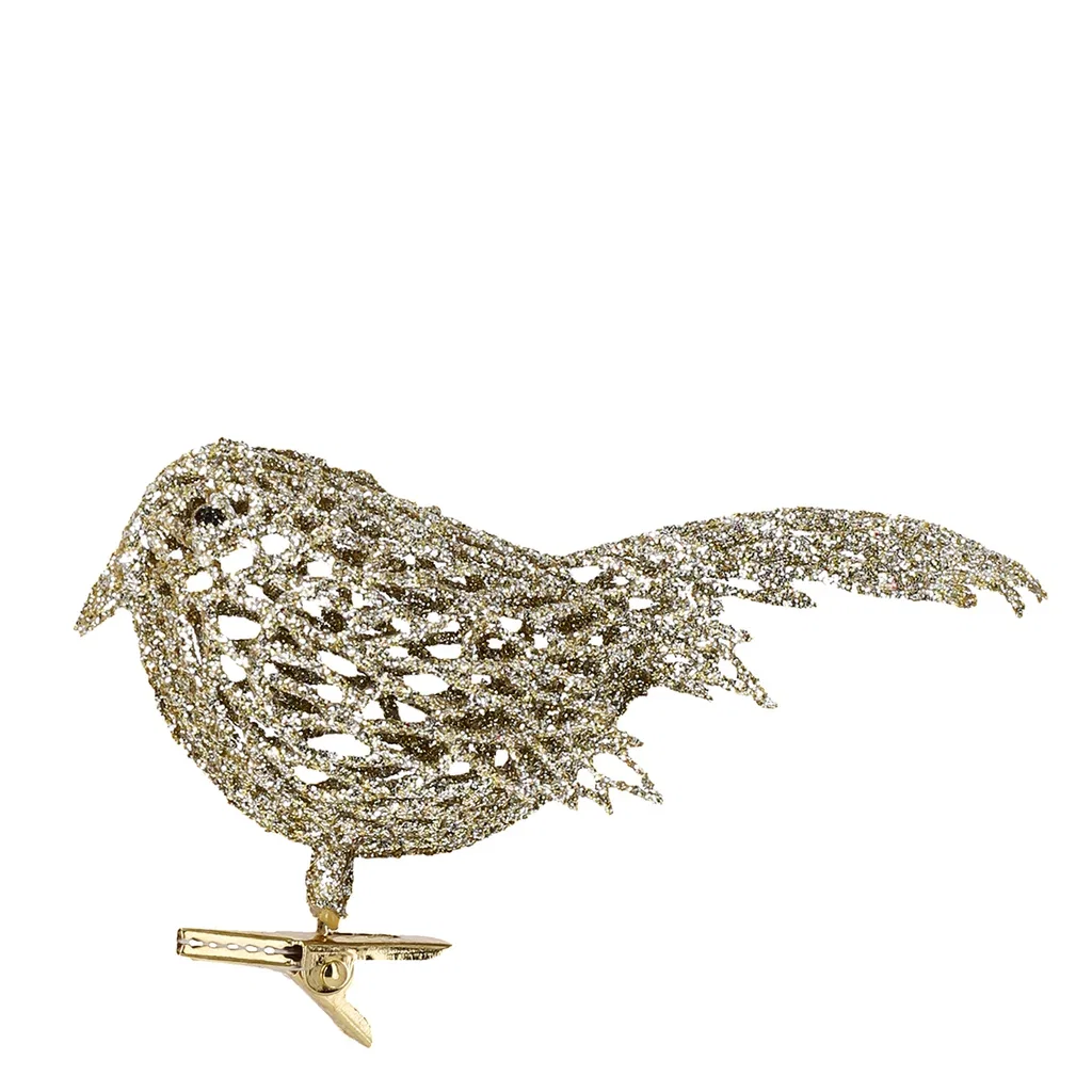 Julepynt Fugler clip-on