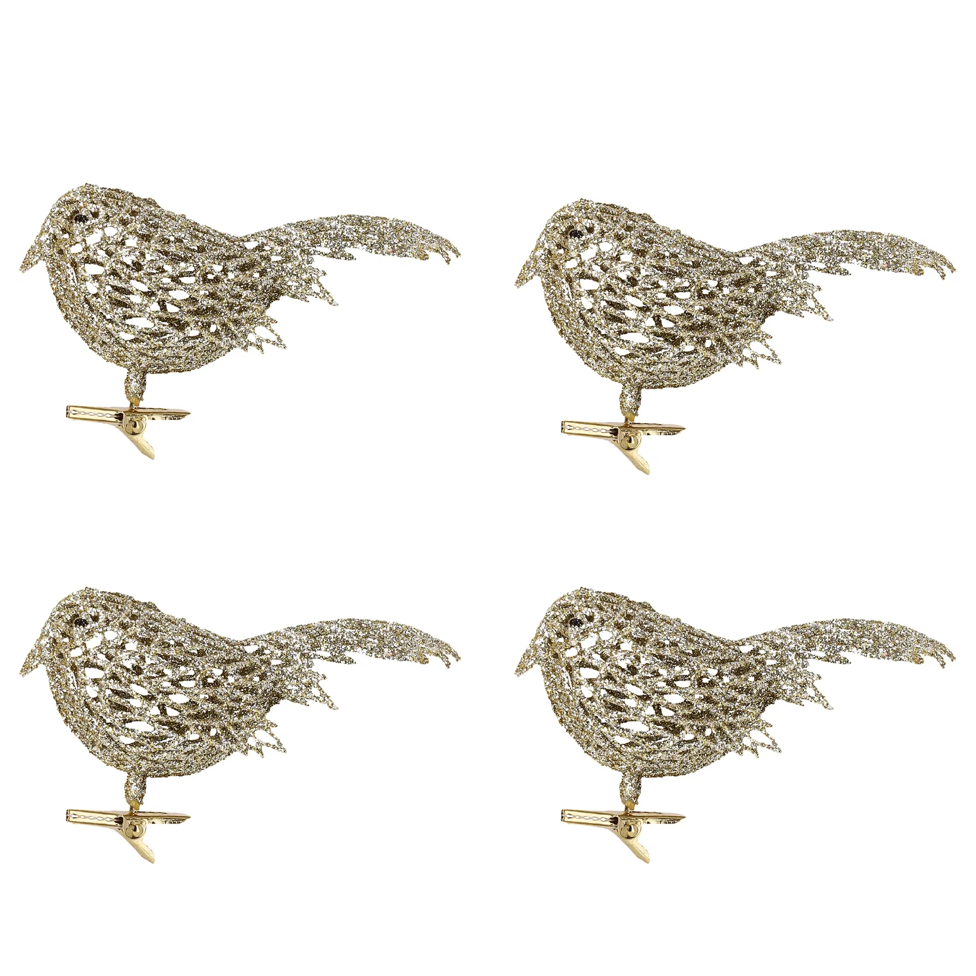 Julepynt Fugler clip-on