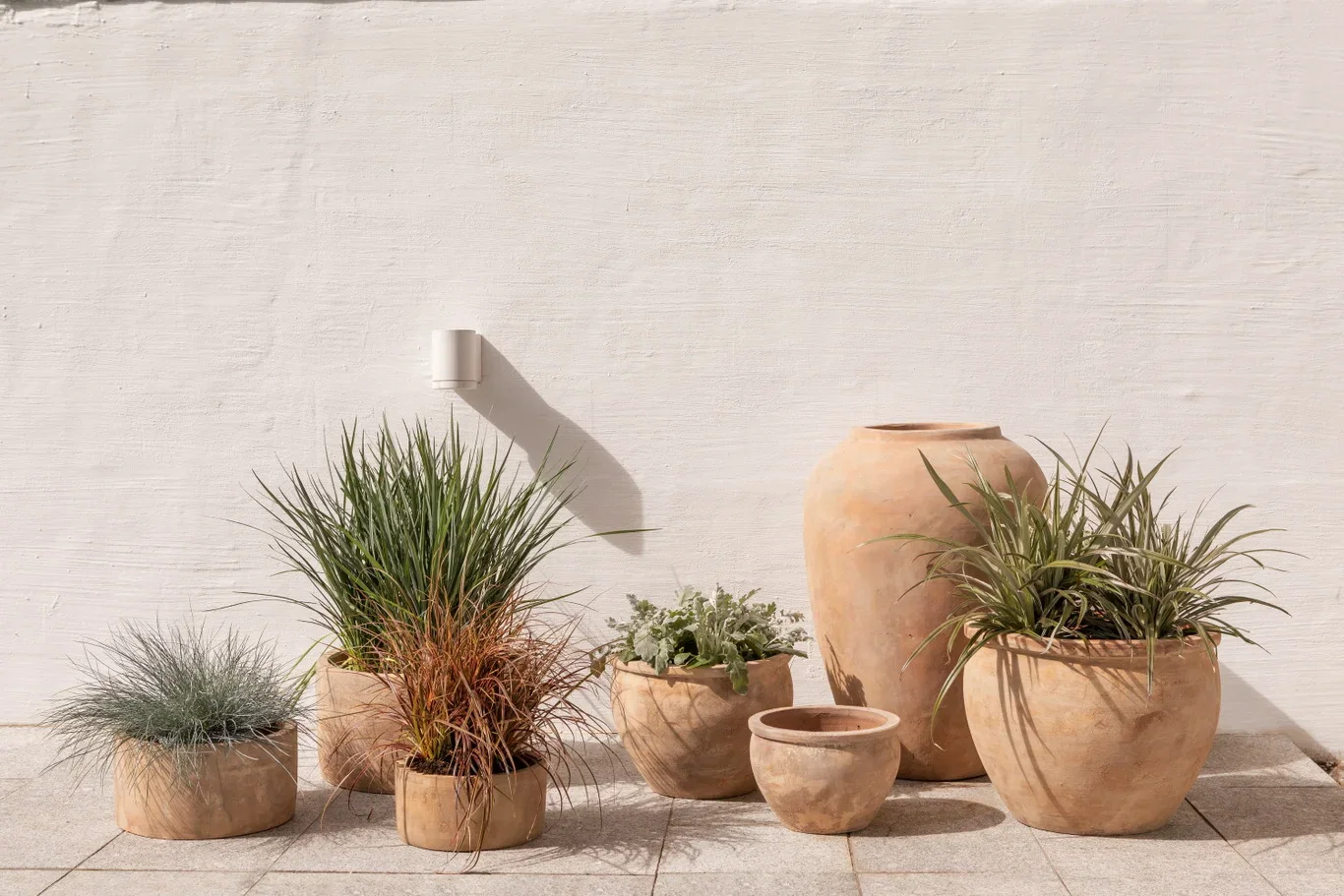 Cory terracotta pot D50 beige