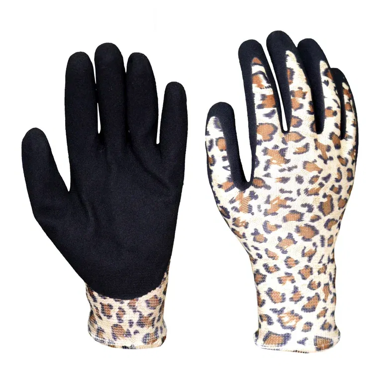 Nitrile gloves leopard 6