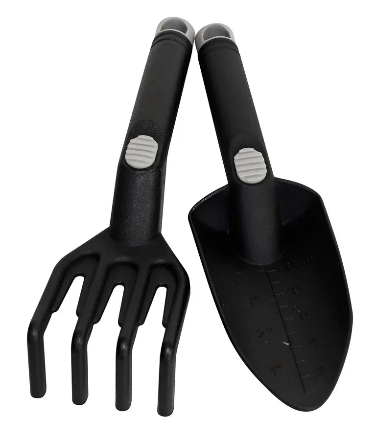 Garden tool set black