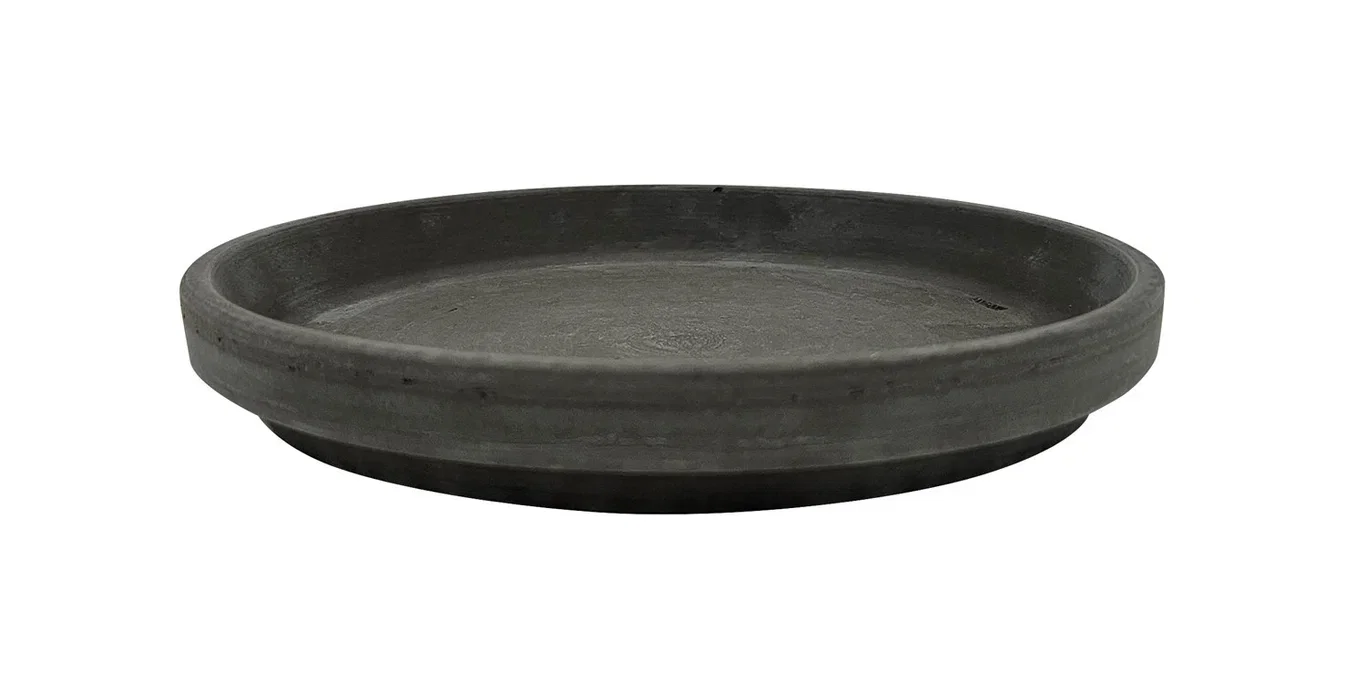 Saucer D11 basalt terracotta waterpr.
