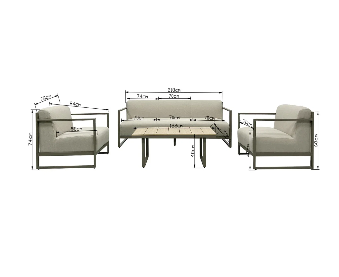 Sofa Set Lysekil