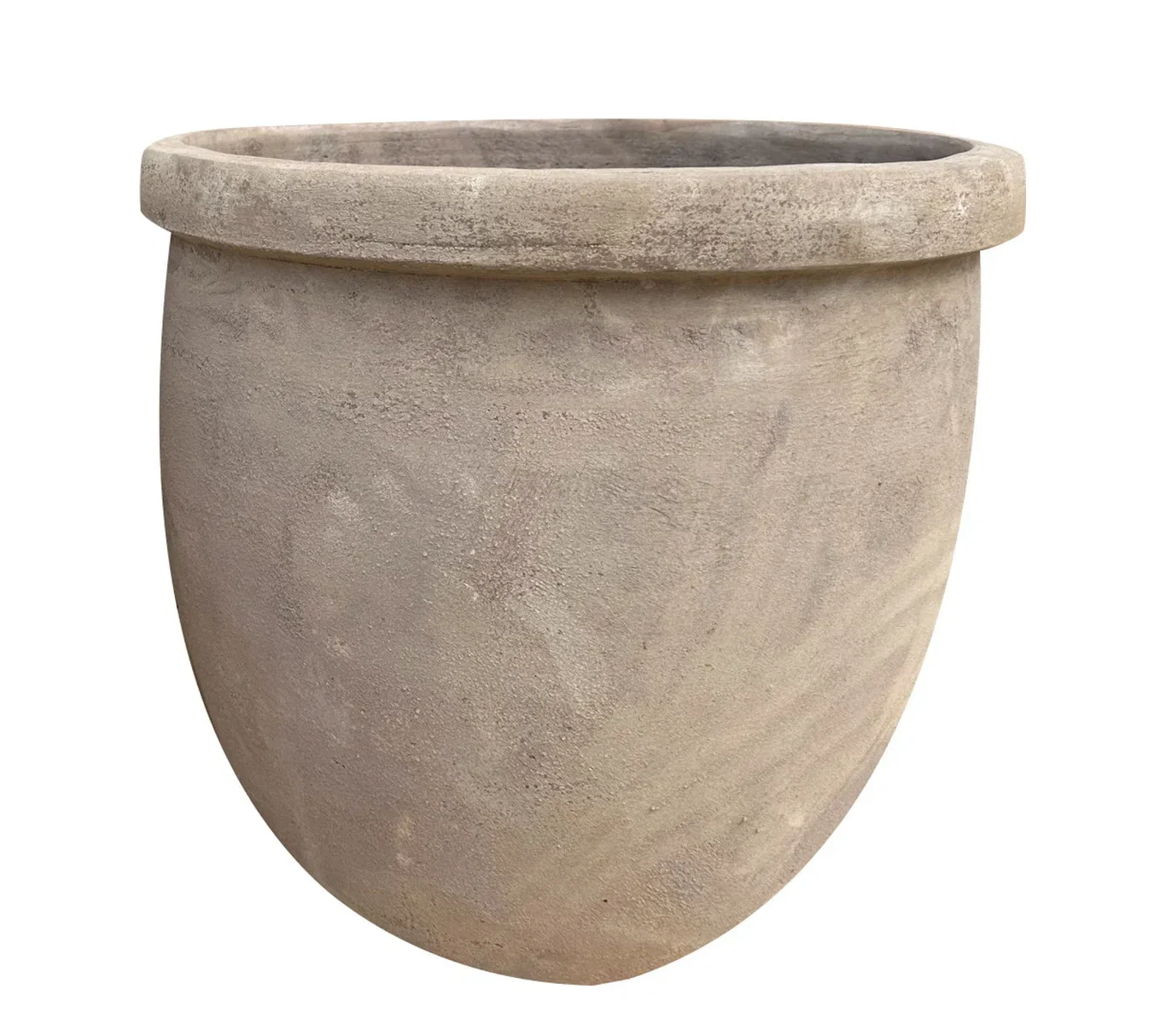 Cory terracotta high pot D40 beige