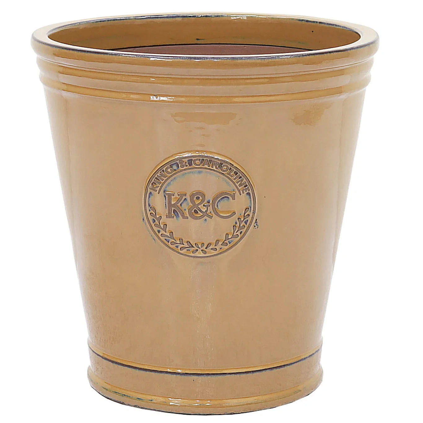 K&C ceramic pot D36 mustard