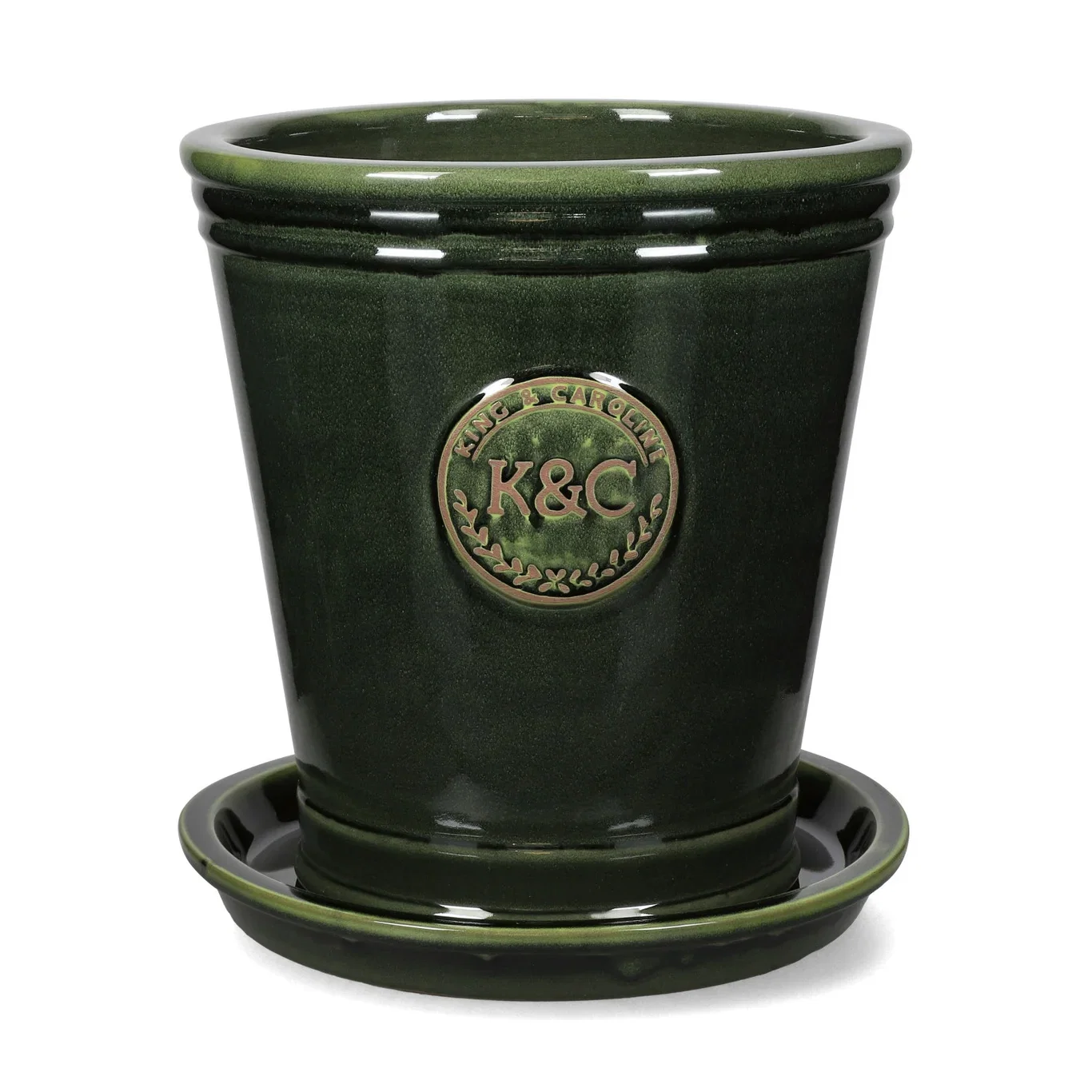 K&C ceramic saucer D36 green
