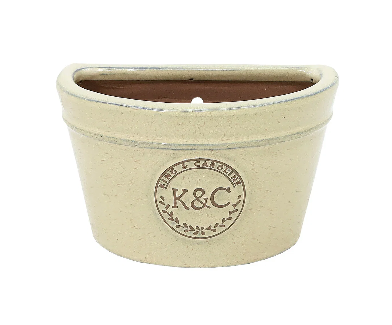 K&C ceramic wall pot D26 sand