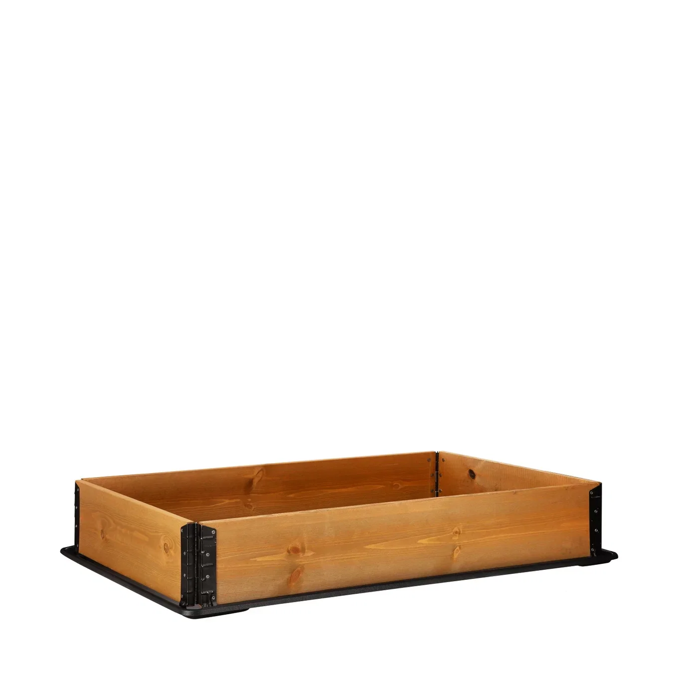 Pallet Collar 120x80 Brown with black hinges