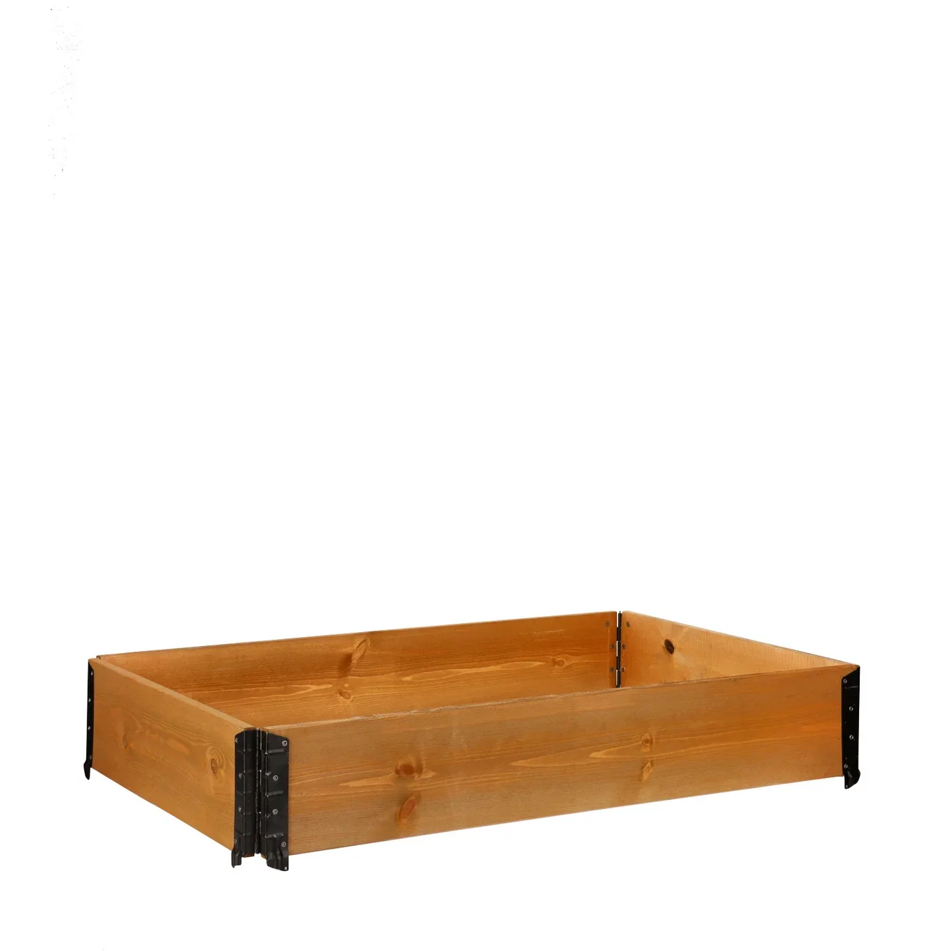 Pallet Collar 120x80 Brown with black hinges