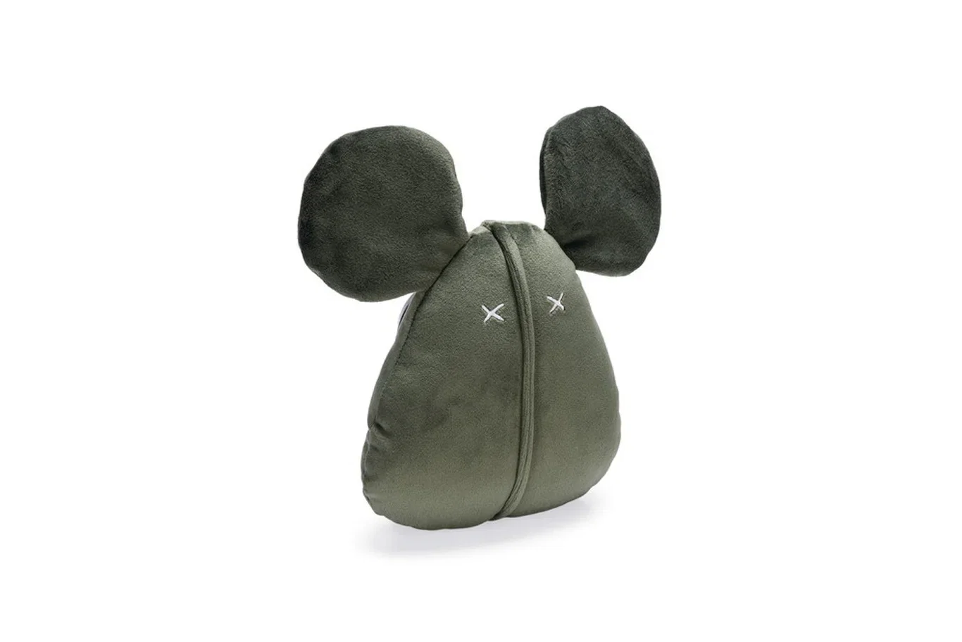 DBL VELVET DOG TOY MOUSE ADIO GRN 20