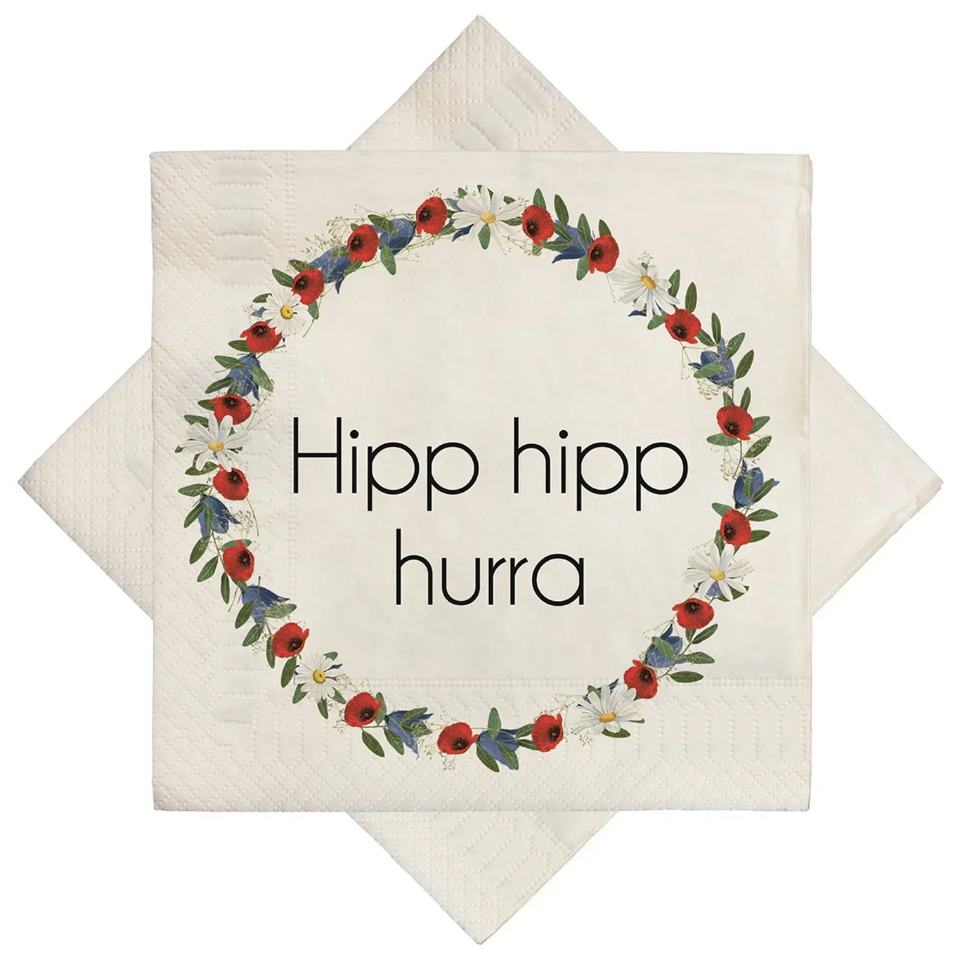 Serviett Hipp Hipp Hurra