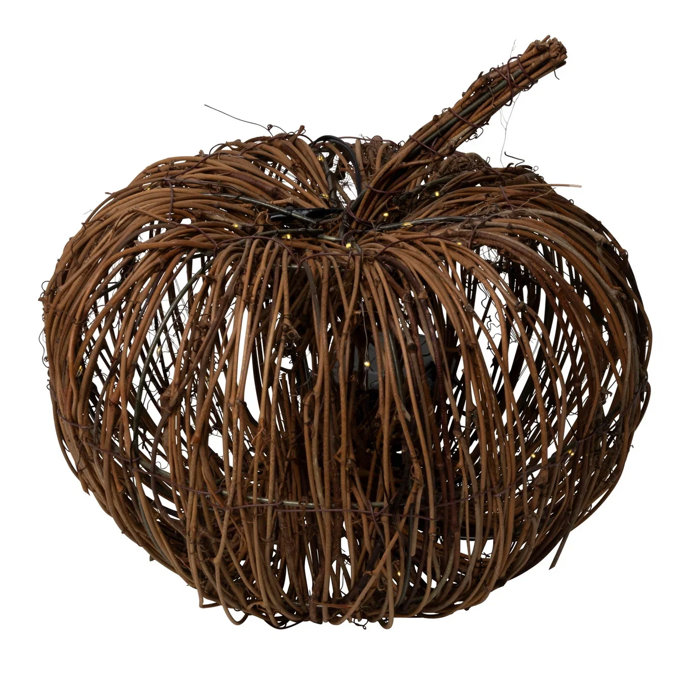 Rattan pumpkin D25 brown