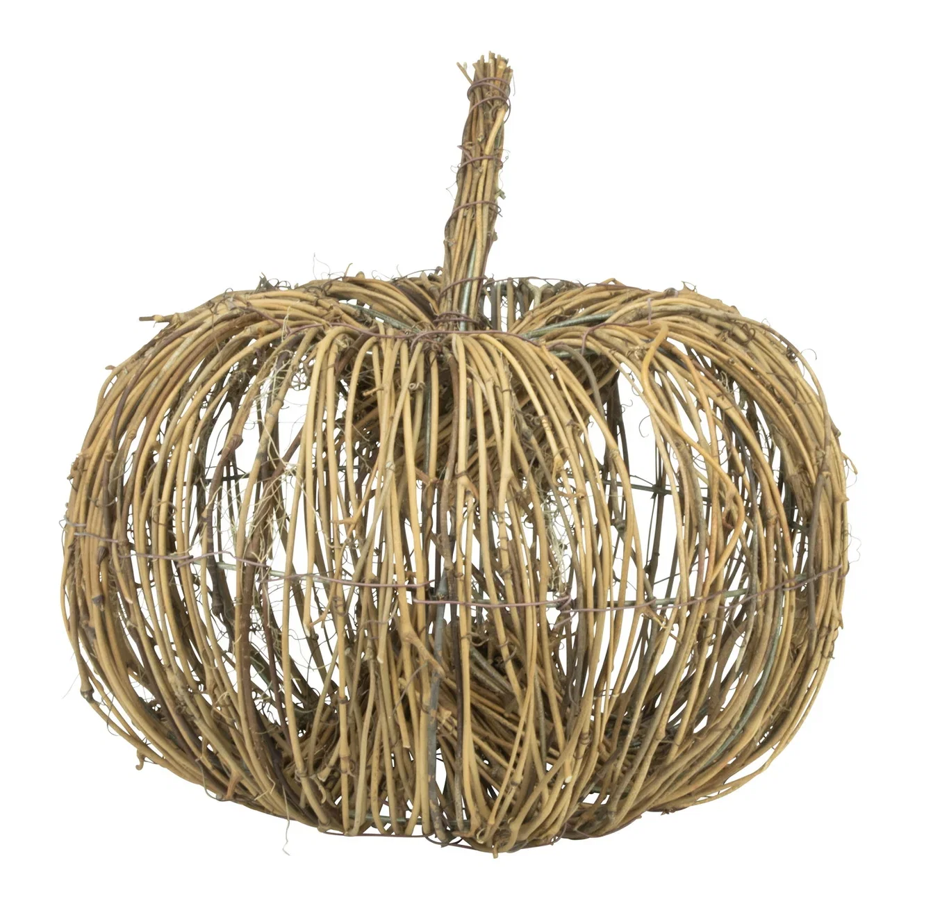 Rattan pumpkin D25 brown