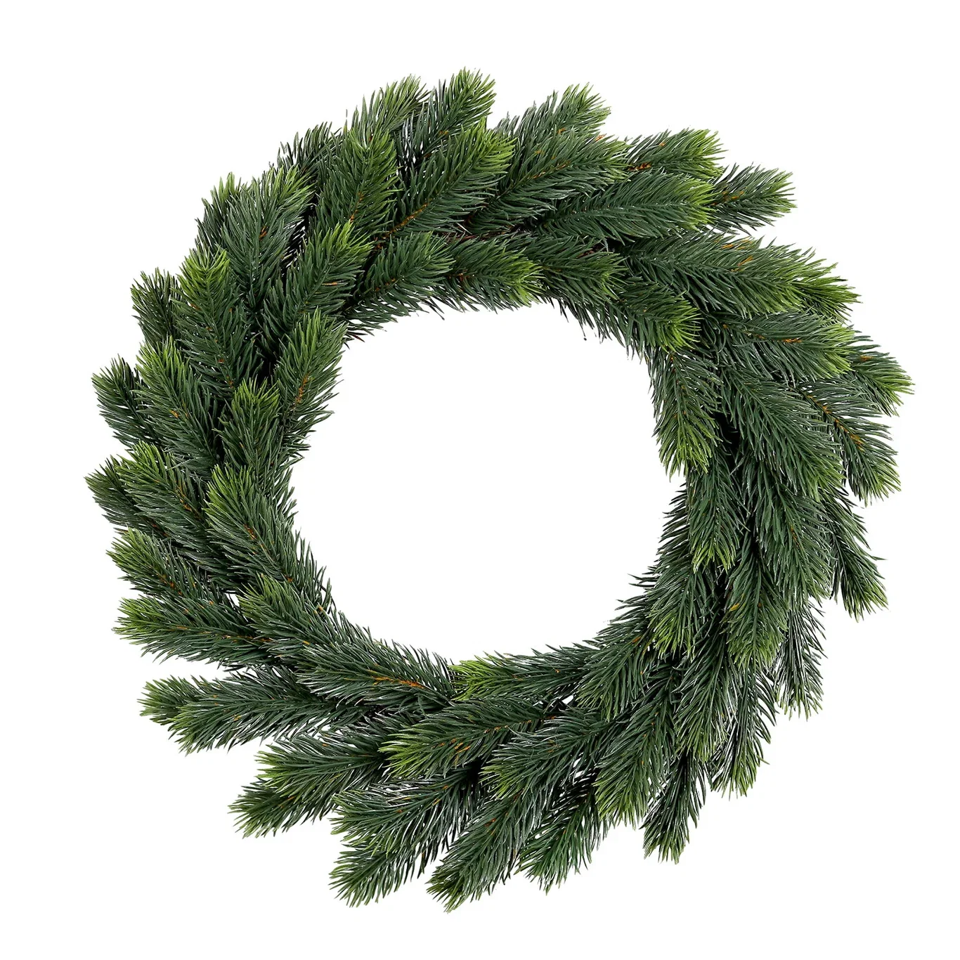 Krans med granbar kunstig