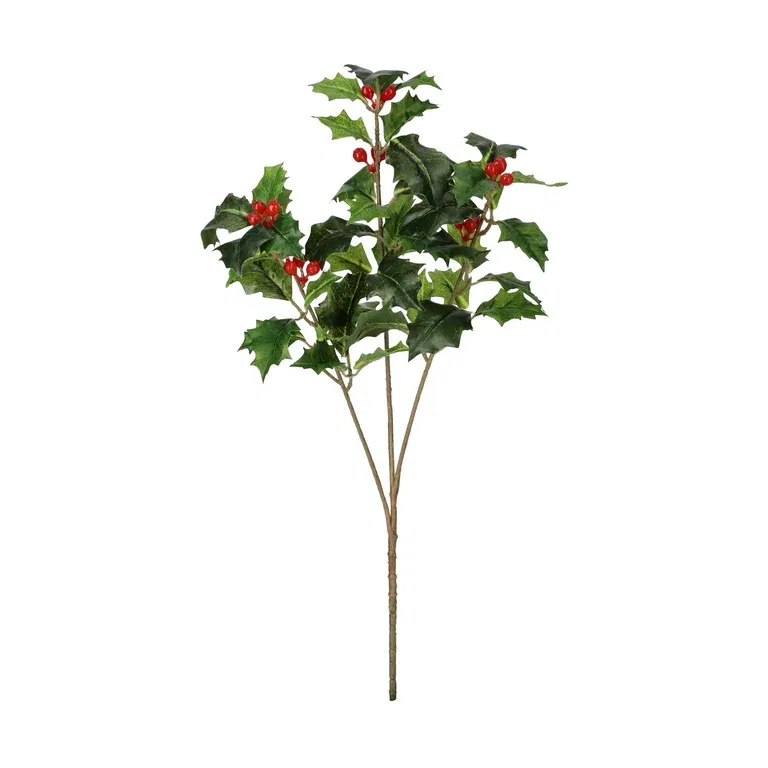 Kristtorn kvist med bær kunstig