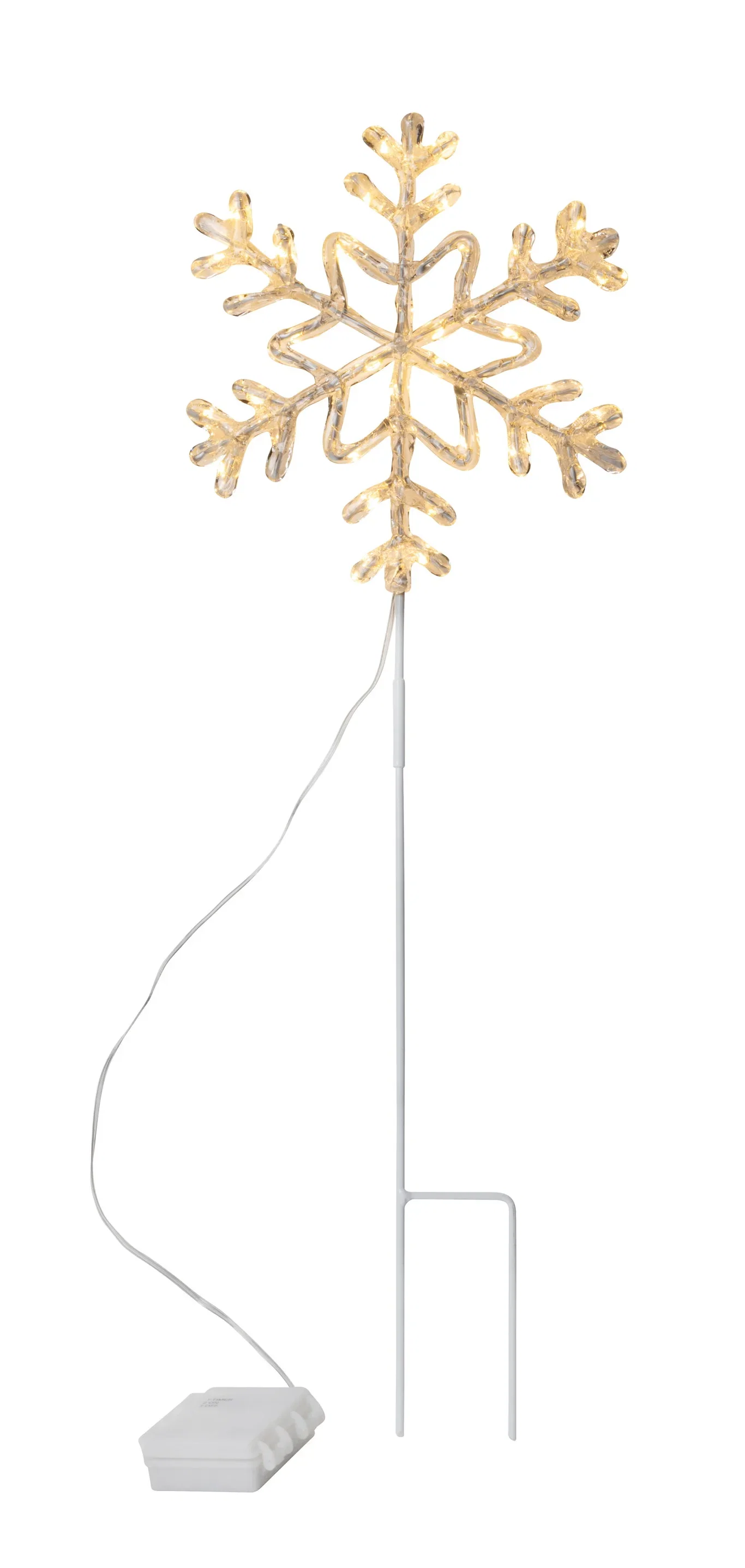 Snøkrystall på Pinne