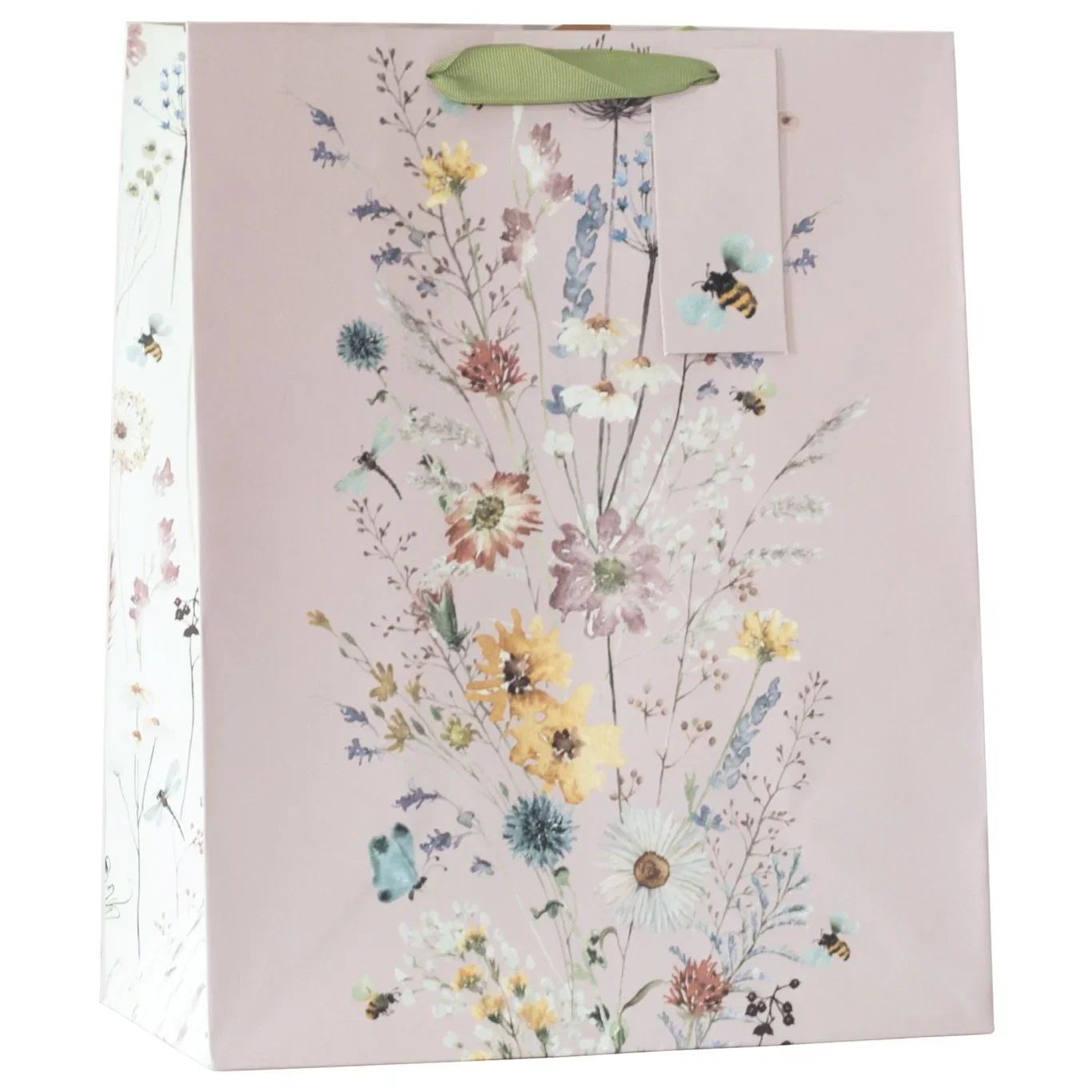 Meadow gift bag L pink