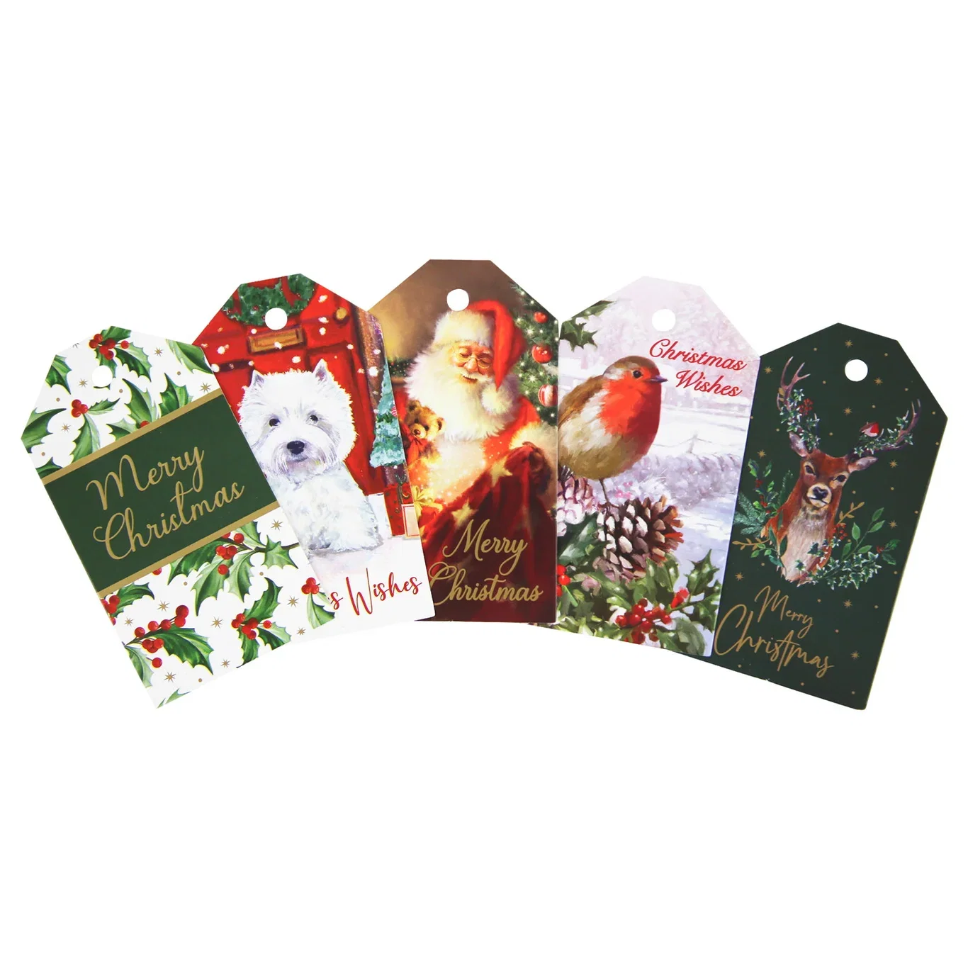 Traditional tags 40pk multi