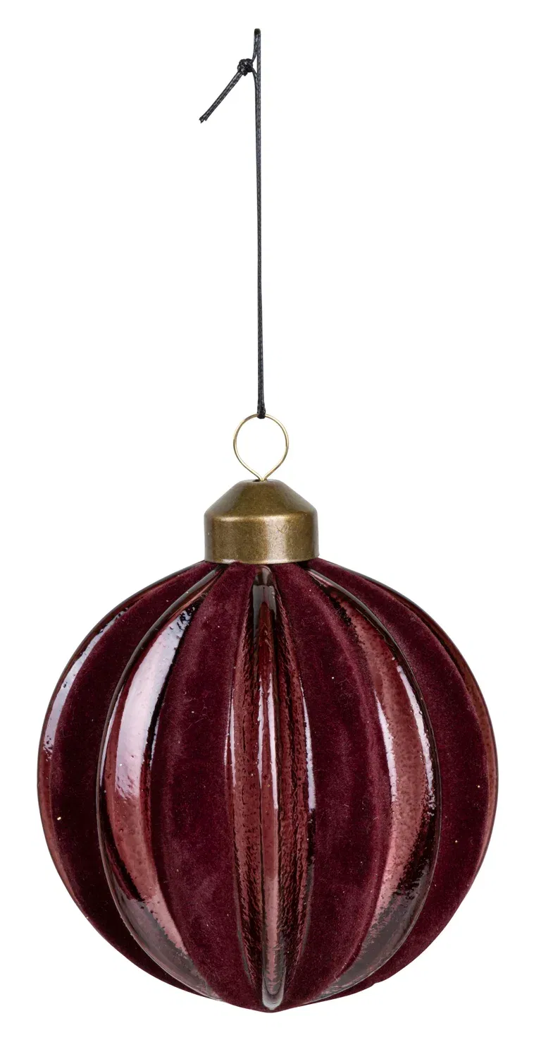 Julekule Velvet rillet