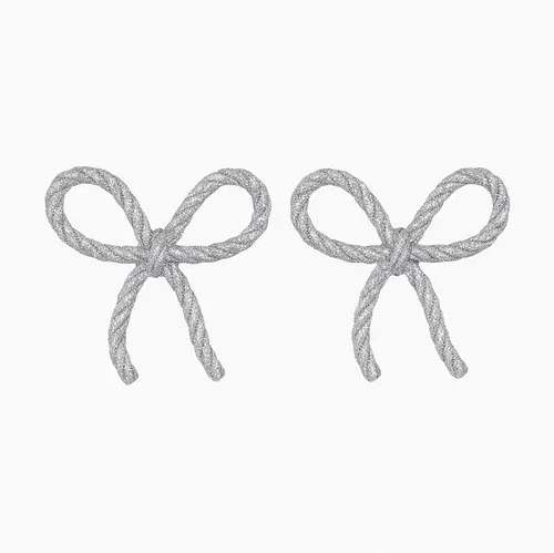 Napkin Rings Silver Bow