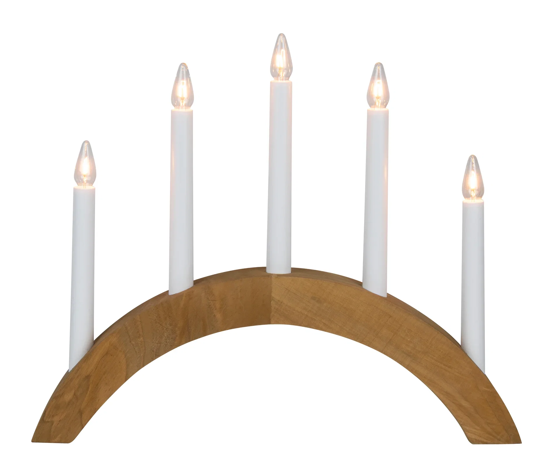 Advent Stick 5 Arm Bow Wood 38CM