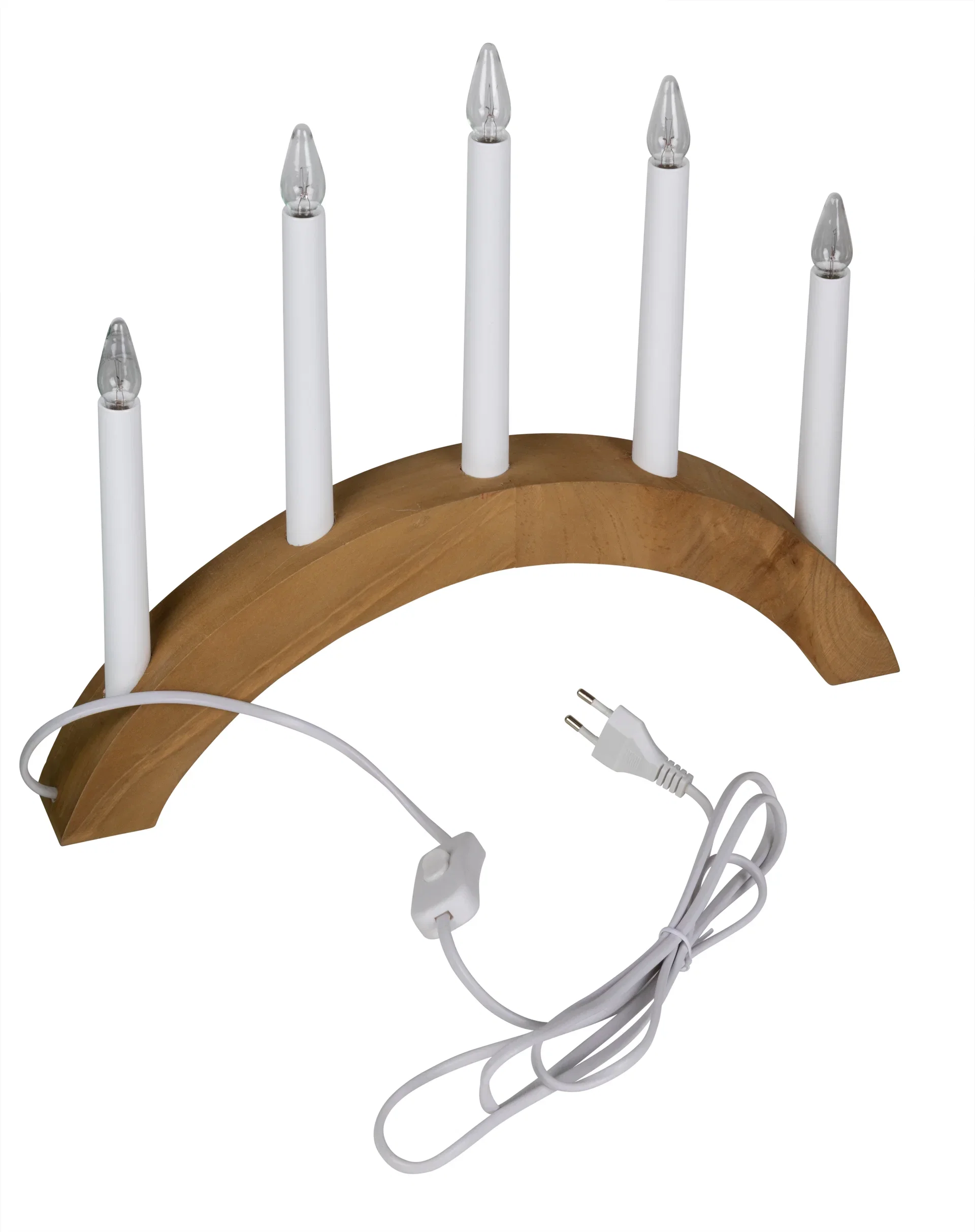 Advent Stick 5 Arm Bow Wood 38CM